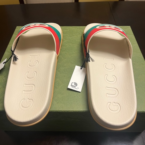 New Gucci GG Logo Slide Sandal Size EUR 41 / US 9.5 M - Picture 6 of 12